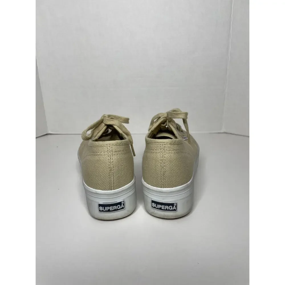 SUPERGA 2790 Womens Platform Lace Up Sneakers 36